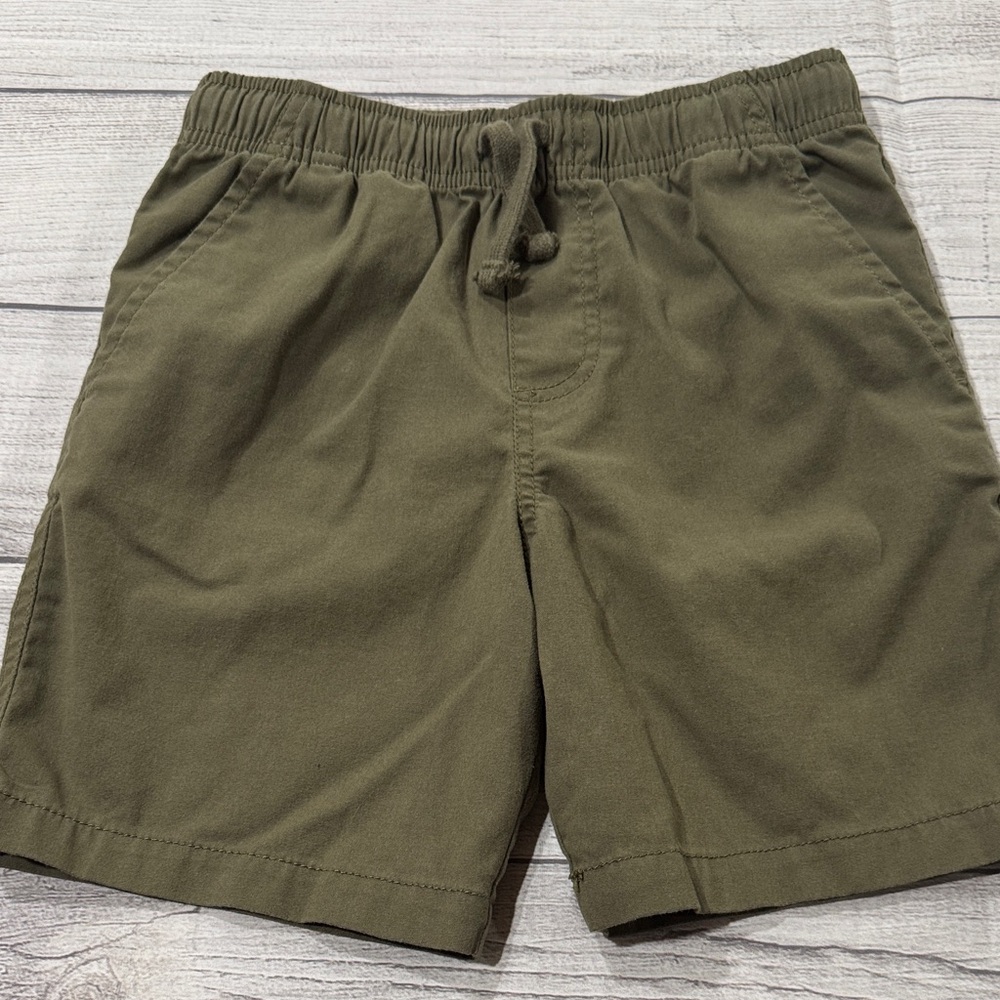 Wonder Nation Boys Olive Green Shorts